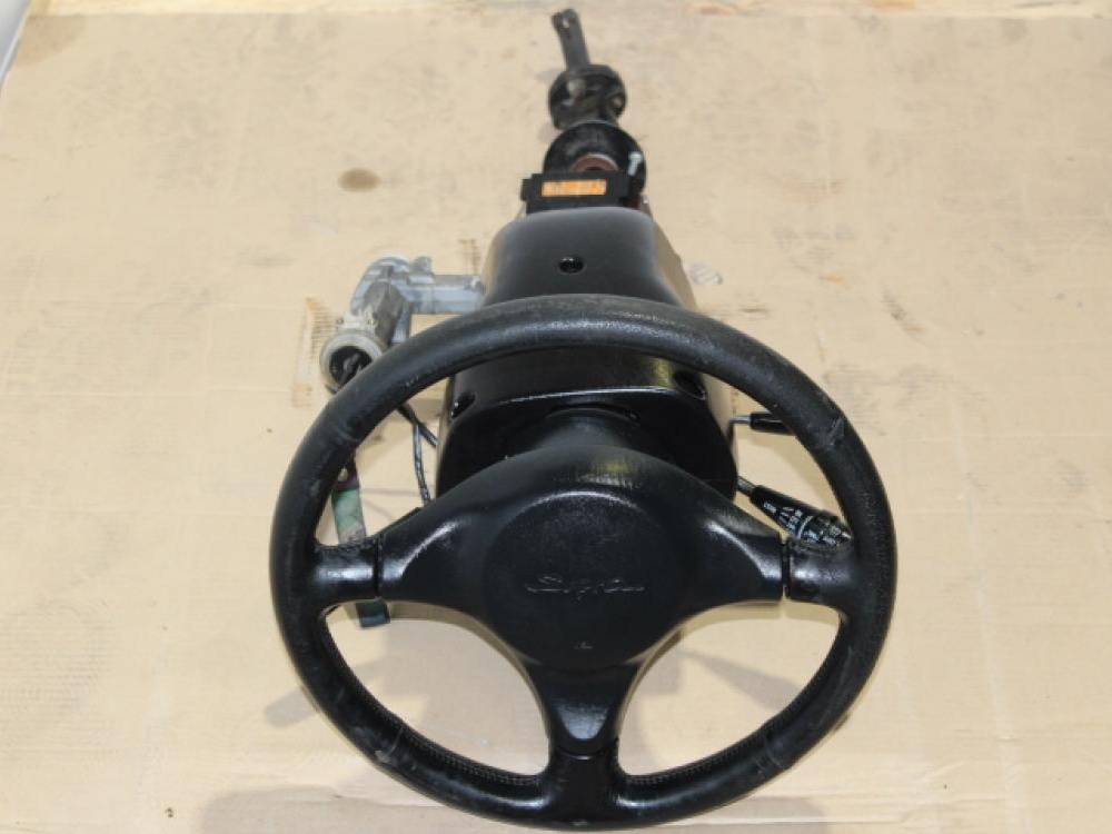 40019-IMG_4760 JDM TOYOTA SUPRA 2JZ RARE NON SRS OEM STEERING WHEEL WITH COLUMN - Image 1