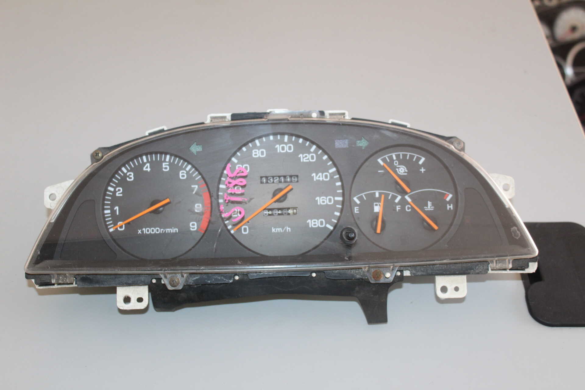 40070-IMG_6509(1) JDM TOYOTA CELICA ST185 GT4 MANUAL OEM GAUGE CLUSTER SPEEDOMETER - Image 1