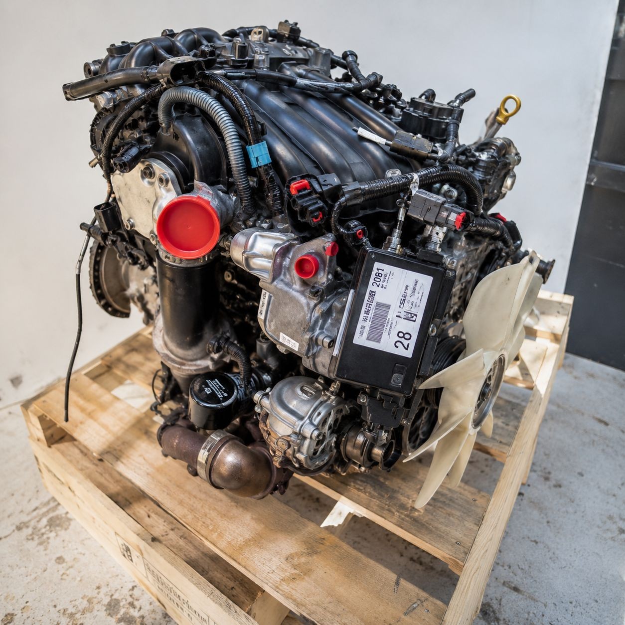 1 JDM TOYOTA LAND CRUISER 6 CYLINDER ENGINE 1HD-FTE 4.2L TURBO DIESEL 1998-2007 - Image 1